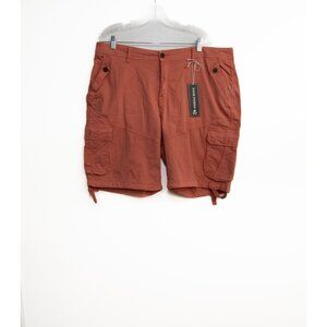 Four Steeds Mens Cargo Shorts Rust
